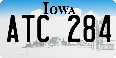 IA license plate ATC284