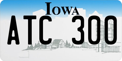 IA license plate ATC300