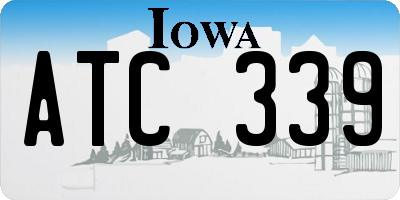 IA license plate ATC339