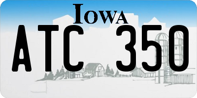 IA license plate ATC350