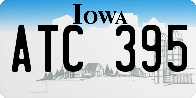 IA license plate ATC395