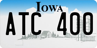 IA license plate ATC400
