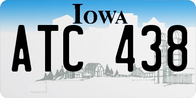 IA license plate ATC438