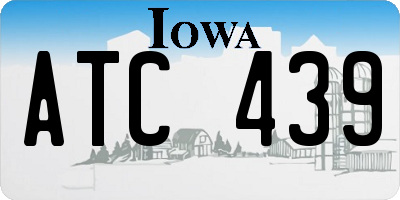 IA license plate ATC439