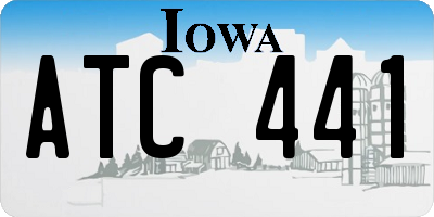 IA license plate ATC441