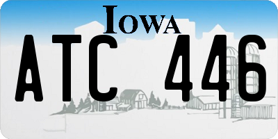 IA license plate ATC446