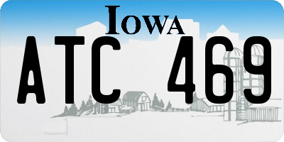 IA license plate ATC469