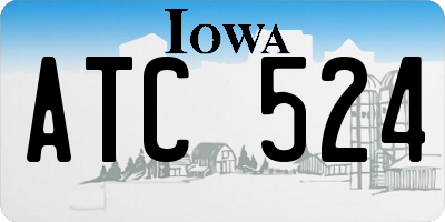 IA license plate ATC524