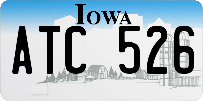 IA license plate ATC526