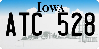 IA license plate ATC528