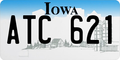 IA license plate ATC621