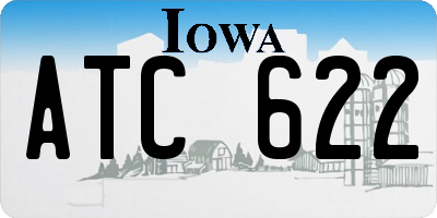 IA license plate ATC622
