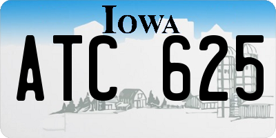 IA license plate ATC625