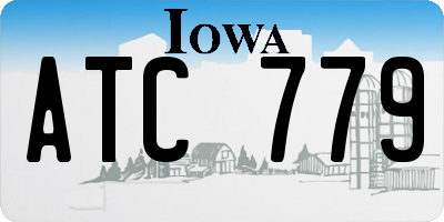IA license plate ATC779