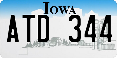 IA license plate ATD344