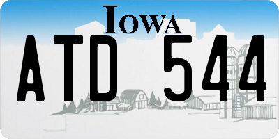 IA license plate ATD544