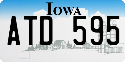 IA license plate ATD595