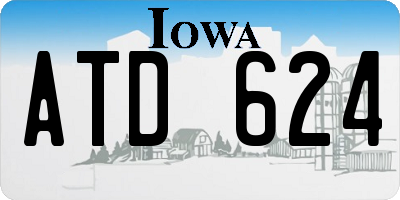 IA license plate ATD624