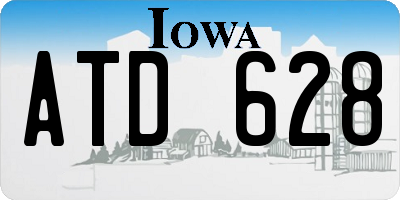 IA license plate ATD628