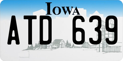 IA license plate ATD639