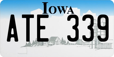 IA license plate ATE339
