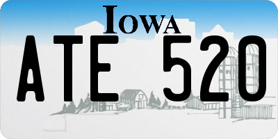 IA license plate ATE520