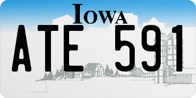 IA license plate ATE591