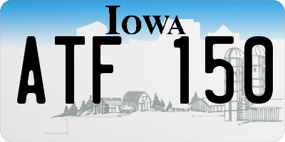 IA license plate ATF150