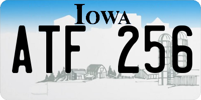 IA license plate ATF256