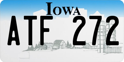 IA license plate ATF272
