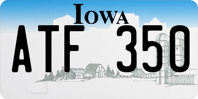 IA license plate ATF350
