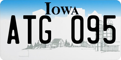 IA license plate ATG095