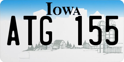 IA license plate ATG155
