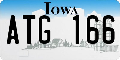 IA license plate ATG166