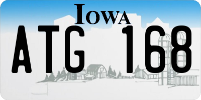 IA license plate ATG168
