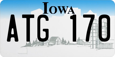 IA license plate ATG170