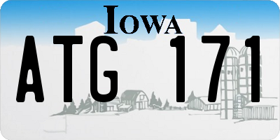 IA license plate ATG171