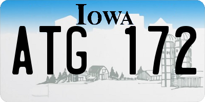 IA license plate ATG172