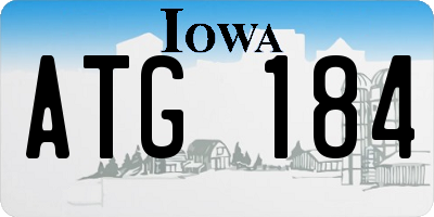 IA license plate ATG184