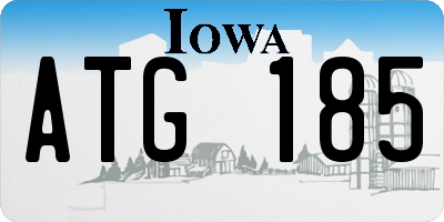 IA license plate ATG185