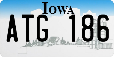 IA license plate ATG186
