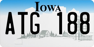 IA license plate ATG188