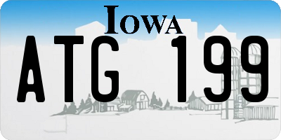 IA license plate ATG199