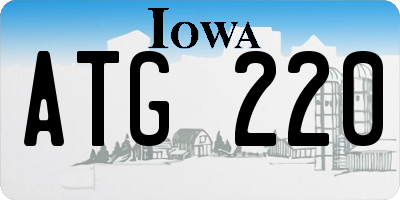 IA license plate ATG220
