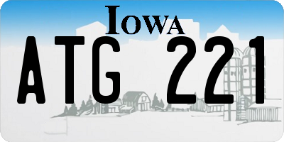 IA license plate ATG221