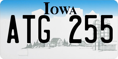 IA license plate ATG255