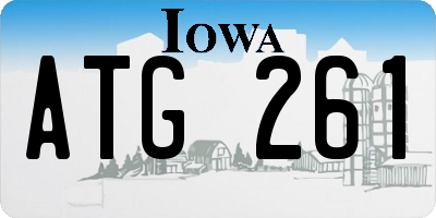 IA license plate ATG261
