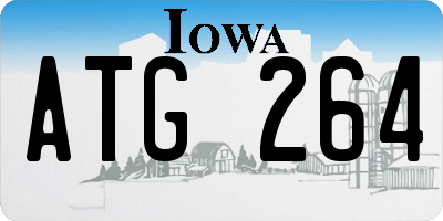 IA license plate ATG264