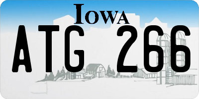 IA license plate ATG266