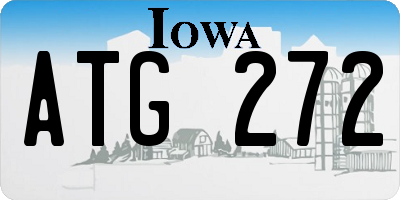 IA license plate ATG272
